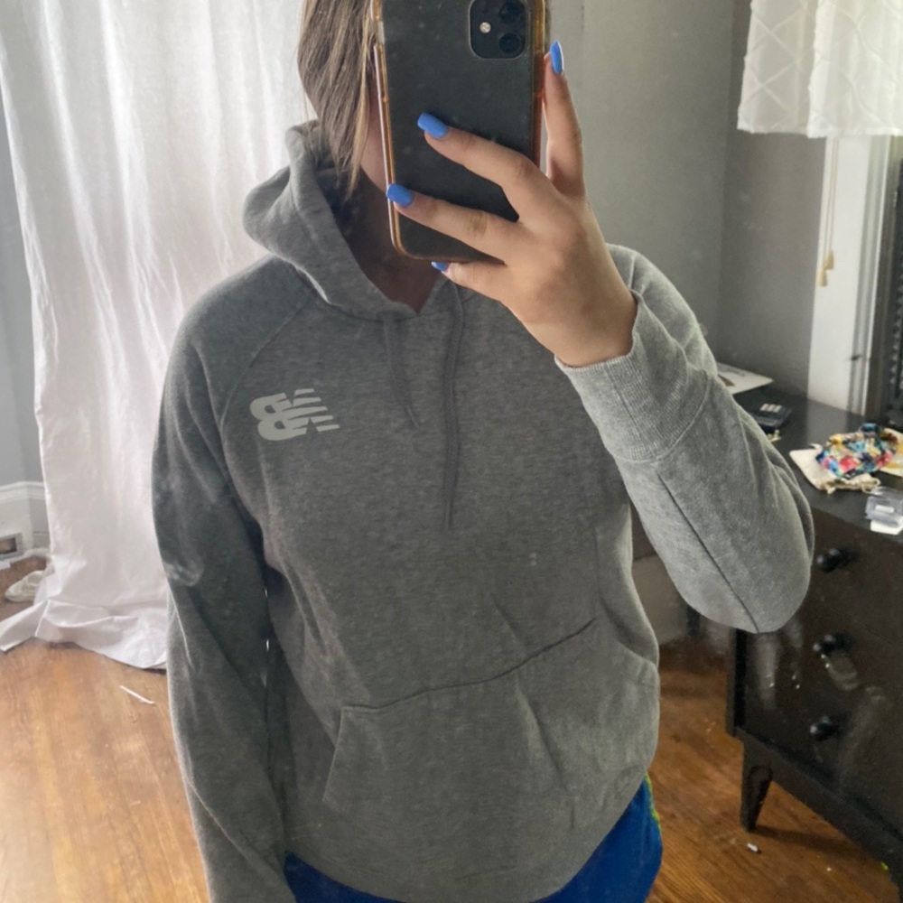 Grey New balance Hoodie